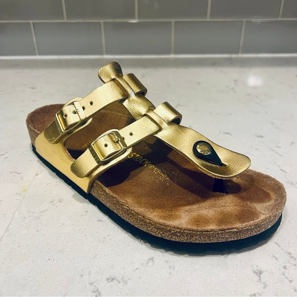 Birkenstock Sparta Sandals Metallic Gold